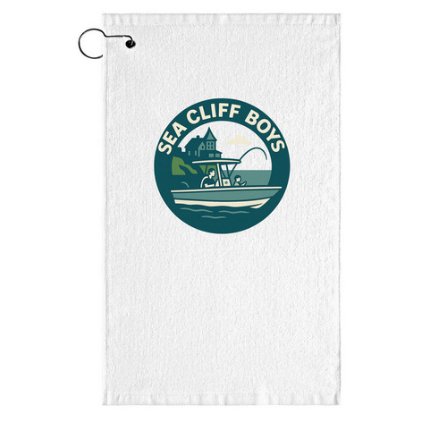 Golf towel, a White Golf Towel