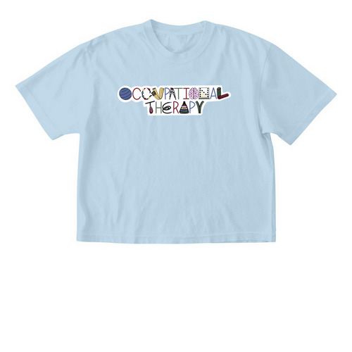 Occupational Therapy, a Chambray Comfort Colors Boxy Tee