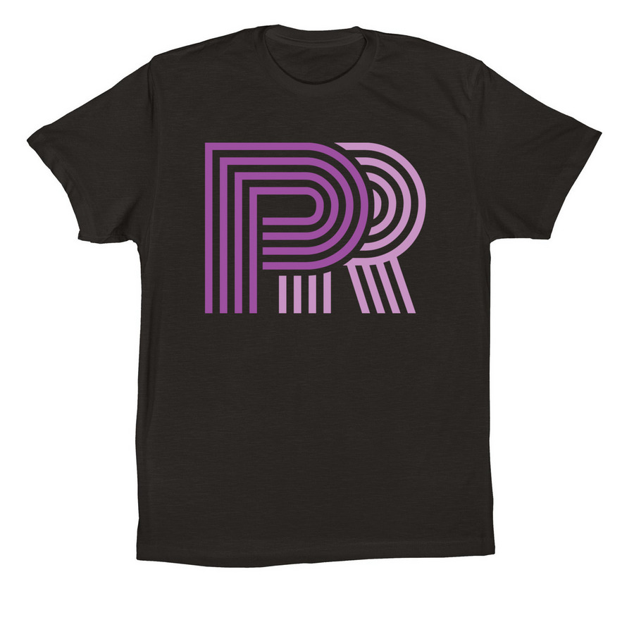 PR v.1, a Black Premium Cotton Tee