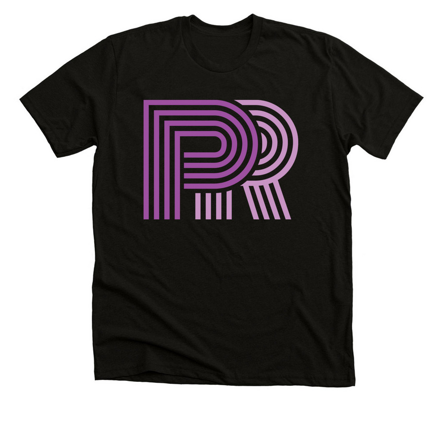 PR v.1, a Solid Black Blend Premium Unisex Tee