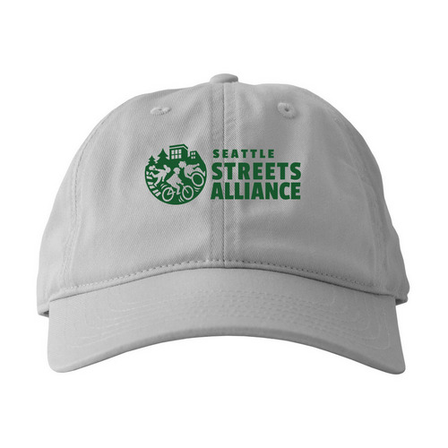 Seattle Streets Alliance Hats, a Dolphin Printed Eco Baseball Cap