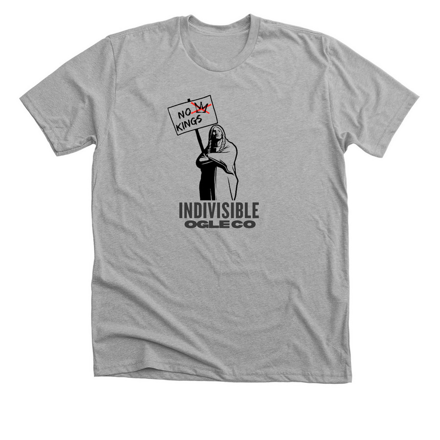 Indivisible Ogle County, a Athletic Heather Premium Unisex Tee