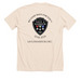 SPAR 2024, a Heather Soft Cream Premium Unisex Tee (back-view)