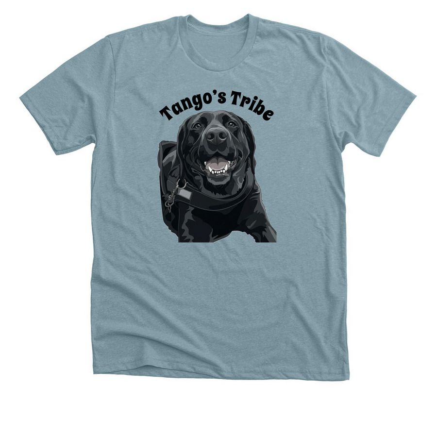 Tango?s Tribe, a Heather Blue Lagoon Premium Unisex Tee