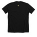 Men's Emblem Tee, a Solid Black Blend Premium Unisex Tee (back-view)