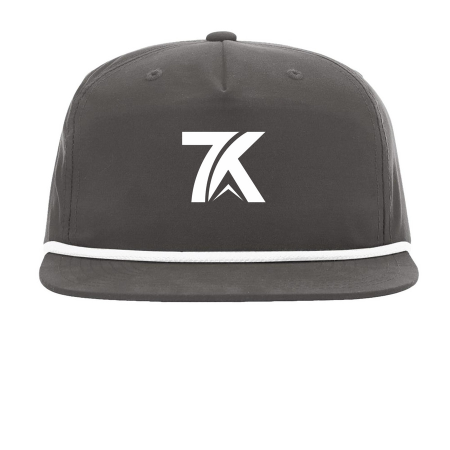 Classic Hats, a Charcoal/ White Printed Umpqua Snapback Cap