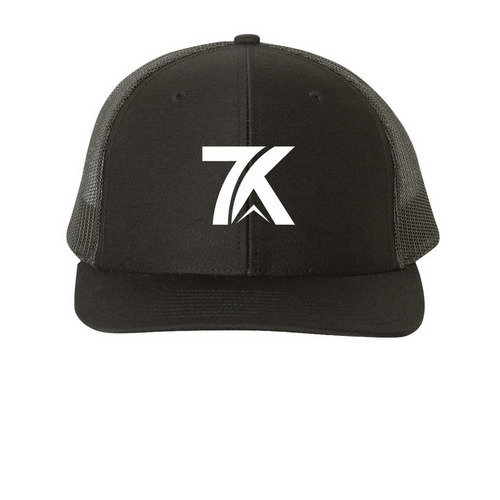 Classic Hats, a Black Printed Snapback Trucker Cap