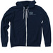 Alaska Mariculture Navy Zip, a Navy Zip Up Hoodie