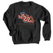 Free the Snake by Claire Waichler, a Black Crewneck Sweatshirt
