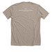 GA Teddy Bear, a Heather Stone Premium Unisex Tee (back-view)