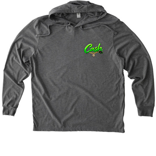 Cash Monkey&nbsp;, a Aluminum Grey Allmade Eco Triblend Hoodie Tee