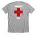 MCG ED w/ Red Cross, a Athletic Heather Premium Unisex Tee (back-view)