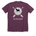 Hope, Healing & Love, a Heather Maroon Premium Unisex Tee (back-view)