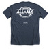 HOU vs ALS, a Heather Midnight Navy Premium Unisex Tee (back-view)