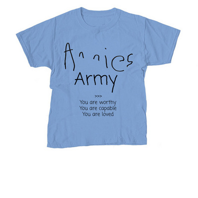 Annie's Army, a Carolina Blue Youth Unisex Tee
