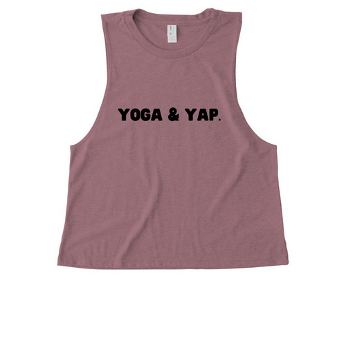 Yoga & Yap, a Vintage Rose Allmade Eco Triblend Women?s Muscle Tank
