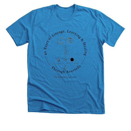 40th Year Commemorative Shirt, a Neon Blue Premium Unisex Tee