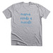 mama needs a minute, a Athletic Heather Premium Unisex Tee