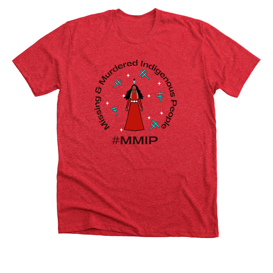MMIP, a Heather Red Premium Unisex Tee