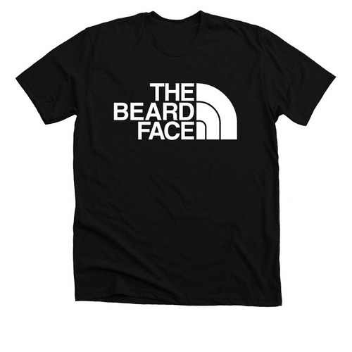 The Beard Face Dark Colored Apparel&nbsp;, a Solid Black Blend Premium Unisex Tee