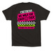 D's Degenerates, a Black Premium Cotton Tee (back-view)