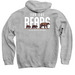 For the Bears Sweatshirts, a Sport Grey Pullover Hoodie (back-view)