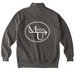 MU.Saddlery Apparel, a Pepper Comfort Colors Quarter Zip Pullover (back-view)