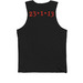 WAM TANKS, a Black Premium Cotton Tank (back-view)