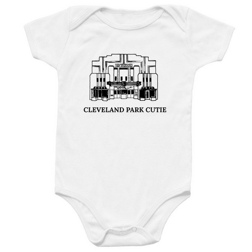 Uptown Baby Onesie, a White Infant Onesie