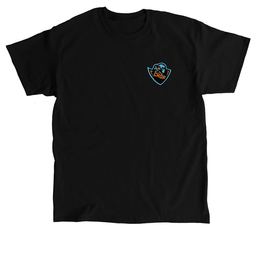 TEAM CHOP, a Black Classic Unisex Tee