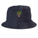 Go Chard or Go Home | Hat, a Navy Printed Bucket Hat