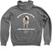 Rescue, Rehab, Rehome, a Deep Heather Zip Up Hoodie (back-view)
