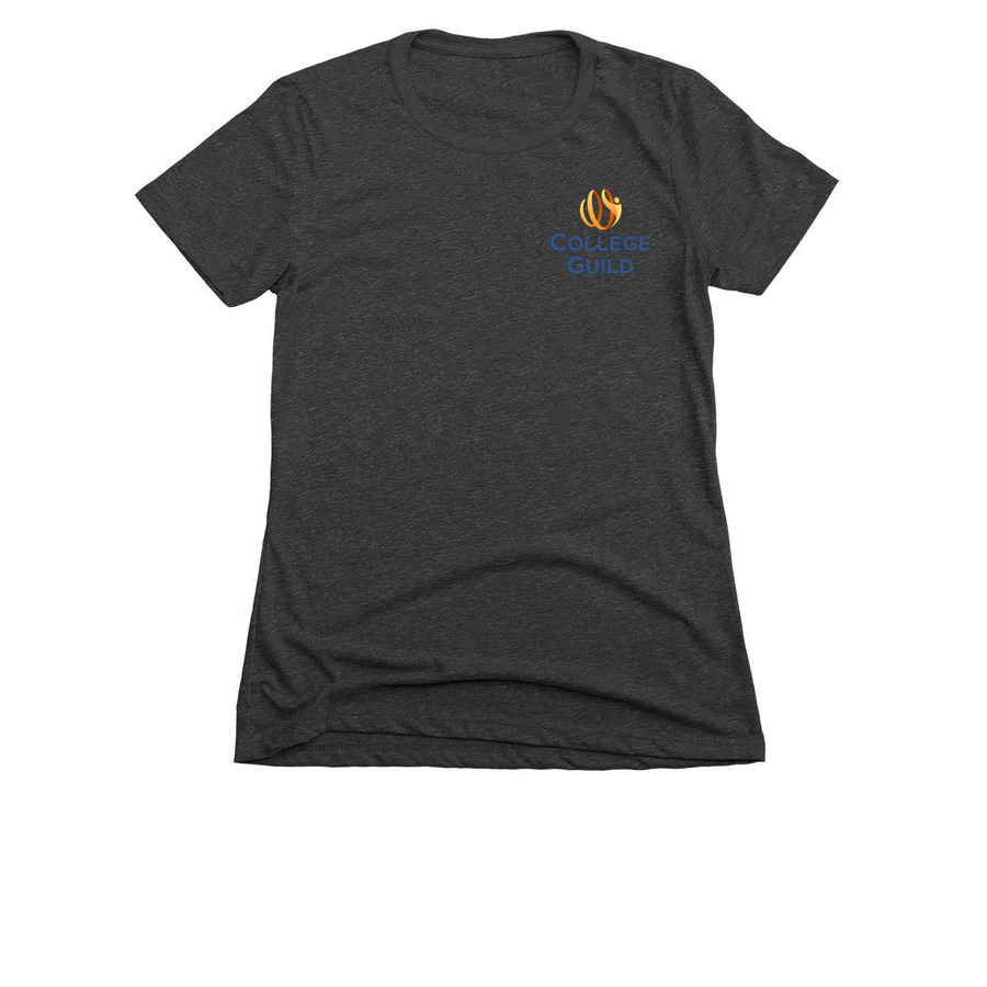 College Guild Logo Shirt, a Charcoal Women's Slim Fit Tee