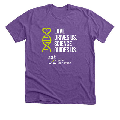 SATB2 Awareness Day 2025 (General Shirt), a Heather Team Purple Premium Unisex Tee