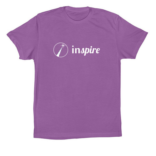 2015: inspire, a Royal Purple Premium Cotton Tee
