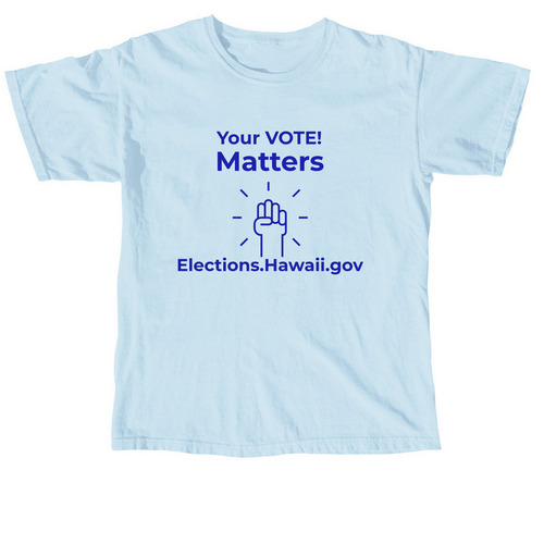 Get ready to VOTE!, a Chambray Comfort Colors Unisex Tee
