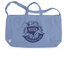 Iowa Indie Bookshop Tour '26 Bookshop Tourist, a Elemental Blue Reclaimist G2G Tote Bag (back-view)