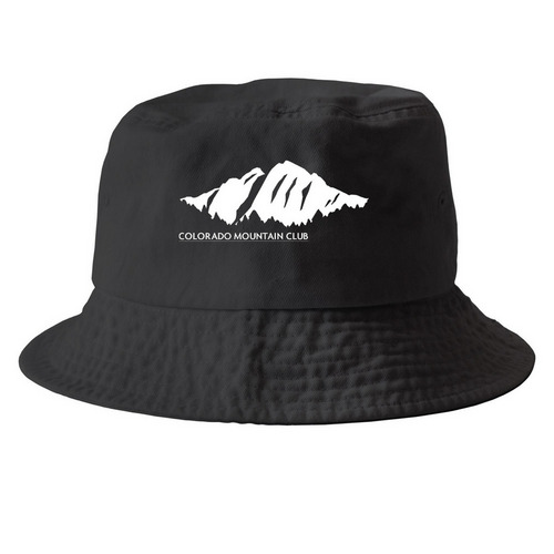 CMC Hats, a Black Printed Bucket Hat