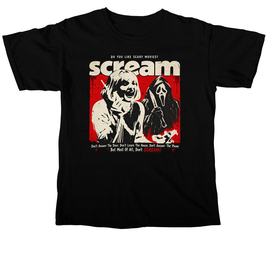 Vintage Scream&nbsp;, a Black Comfort Colors Unisex Tee
