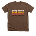 Pray More Student Tee, a Heather Brown Premium Unisex Tee