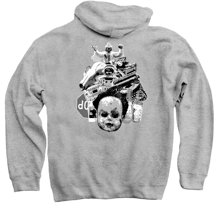 ACW Pullover Hoodie, a Sport Grey Pullover Hoodie (back-view)