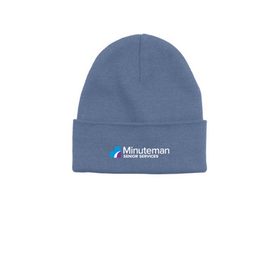 Minuteman Senior Services Beanies, a Sea Ice Printed Base Camp Beanie