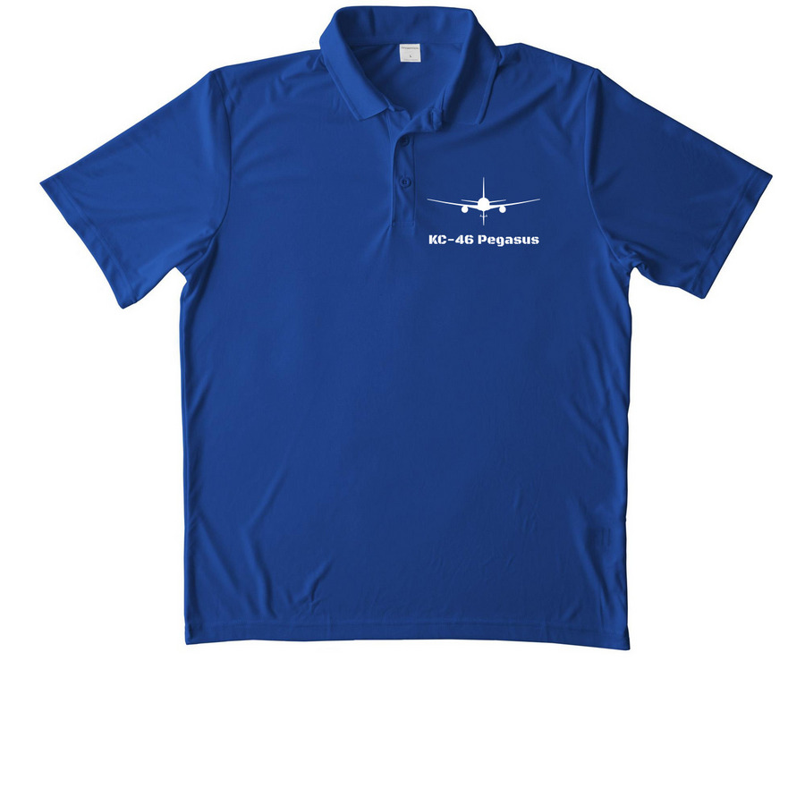 KC-46 Golf Polo Collection, a True Royal Unisex Performance Polo