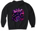 Do The Worst Hoodie + T-Shirt, a Black Gildan Softstyle Pullover Hoodie (back-view)