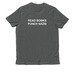 Read Books Punch Nazis, a Terrain Grey Allmade Organic Cotton Unisex Tee