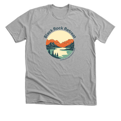 Black Rock Dark, a Athletic Heather Premium Unisex Tee