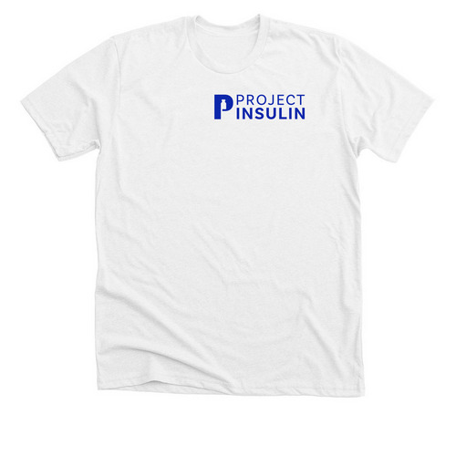 Project Insulin Drug Development Celebration!, a Solid White Blend Premium Unisex Tee