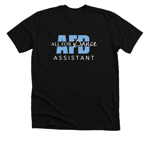 All for Dance Assistant Merchandise, a Solid Black Blend Premium Unisex Tee