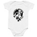 New Logo Black Outline -Baby, a White Infant Onesie