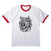 FICE TSHIRT FUNDRAISER, a White/ Red Cotton Ringer Tee